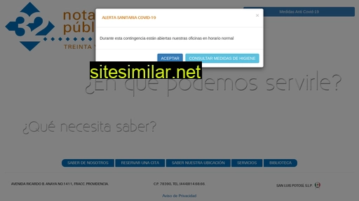 notaria32slp.mx alternative sites
