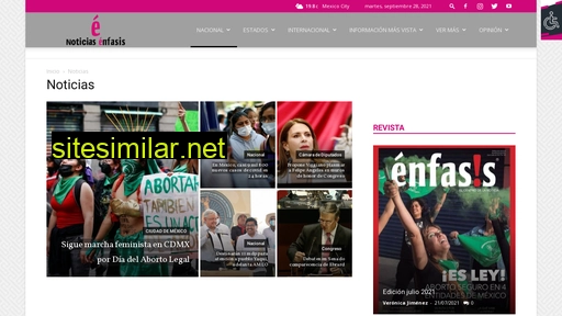 noticiasenfasis.com.mx alternative sites