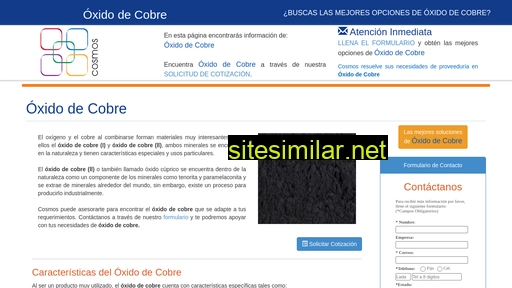 oxidodecobre.com.mx alternative sites