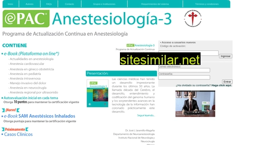 pacanestesiologia.com.mx alternative sites