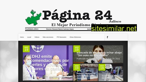 pagina24jalisco.com.mx alternative sites