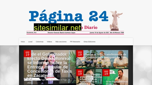pagina24zacatecas.com.mx alternative sites