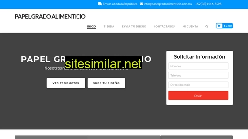 papelgradoalimenticio.com.mx alternative sites