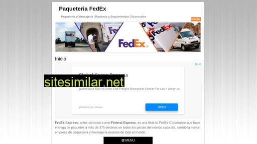 Paqueteriafedex similar sites