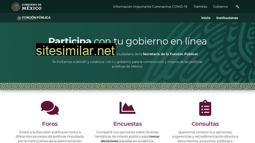 participa.gob.mx alternative sites