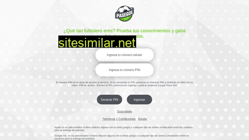 pasegol.com.mx alternative sites