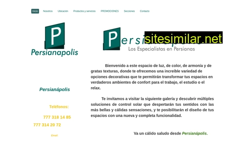 persianapolis.com.mx alternative sites