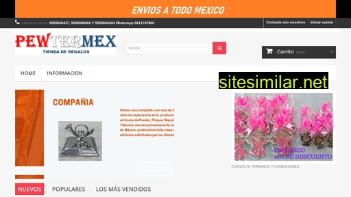 pewtermex.com.mx alternative sites