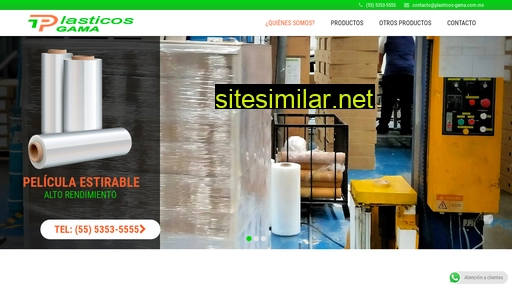 plasticos-gama.com.mx alternative sites