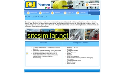 plastoza.com.mx alternative sites