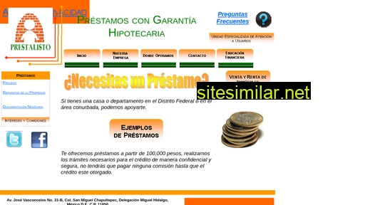 prestalisto.com.mx alternative sites