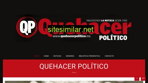 quehacerpolitico.mx alternative sites
