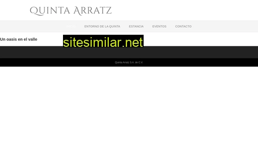 quintaarratz.com.mx alternative sites