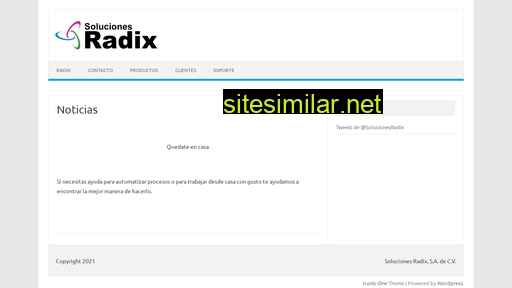 radix.com.mx alternative sites
