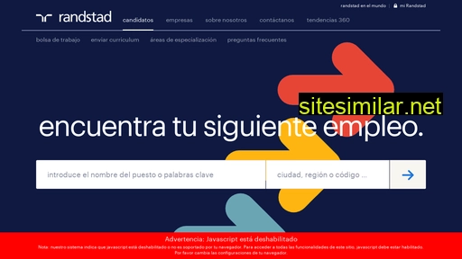 randstad.com.mx alternative sites