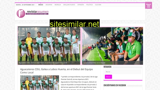 revistaresumen.mx alternative sites