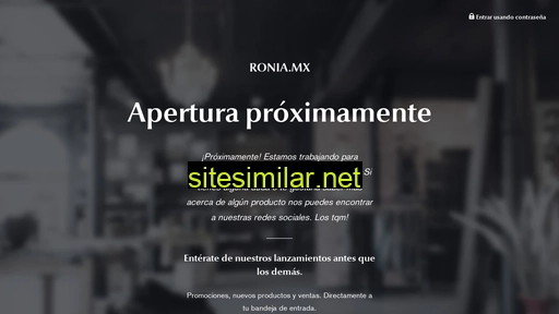 ronia.mx alternative sites