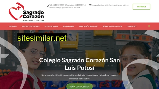 sagradosanluis.edu.mx alternative sites