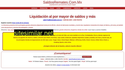saldosremates.com.mx alternative sites