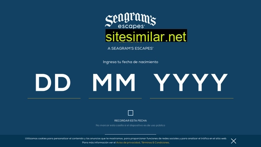 seagramsescapes.mx alternative sites
