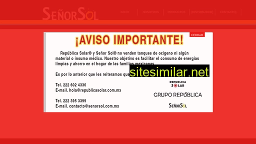 senorsol.com.mx alternative sites