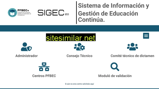 sigec.com.mx alternative sites