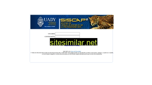 siscap.uady.mx alternative sites