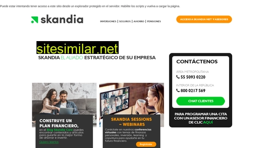 skandia.com.mx alternative sites