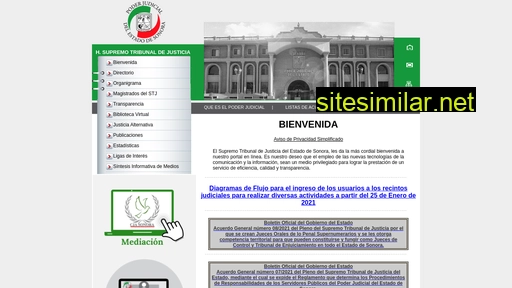 stjsonora.gob.mx alternative sites