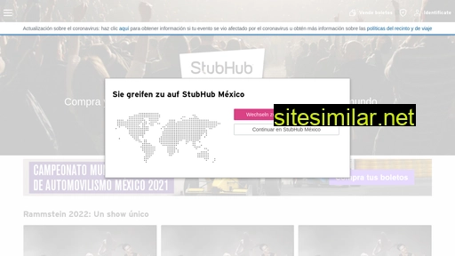 stubhub.com.mx alternative sites