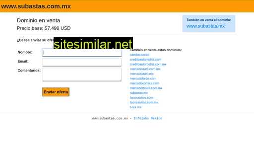 subastas.com.mx alternative sites