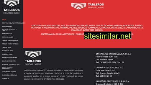 tableros.com.mx alternative sites