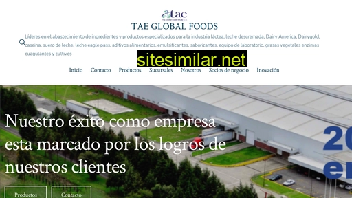 taeglobalfoods.com.mx alternative sites