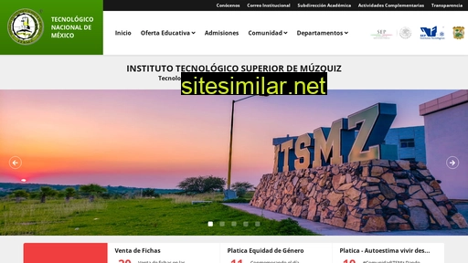 tecmuzquiz.edu.mx alternative sites