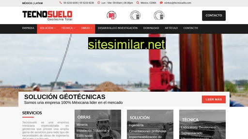 tecnosuelo.com.mx alternative sites