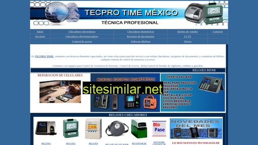 tecprotime.com.mx alternative sites