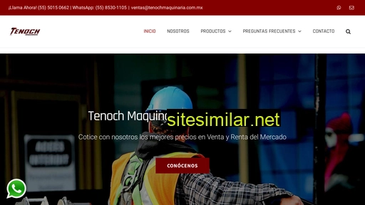tenochmaquinaria.com.mx alternative sites