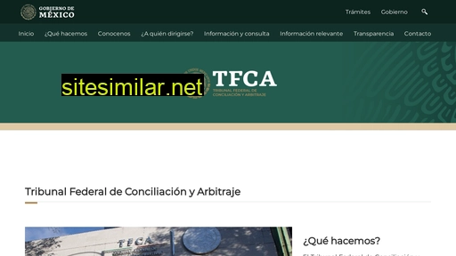 tfca.gob.mx alternative sites