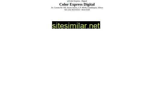 tfcolorexpress.com.mx alternative sites