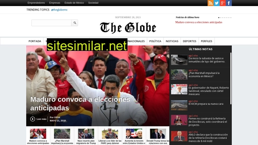 theglobe.com.mx alternative sites