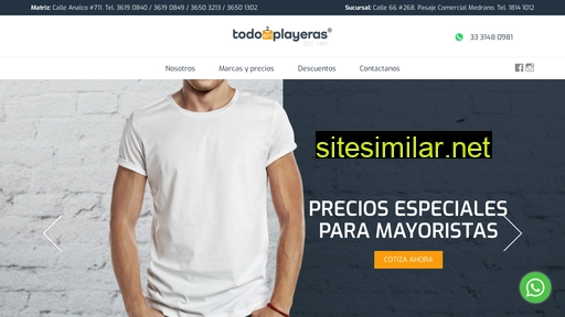 todoenplayeras.com.mx alternative sites