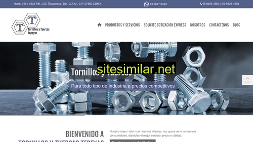 tornillosytuercas.mx alternative sites