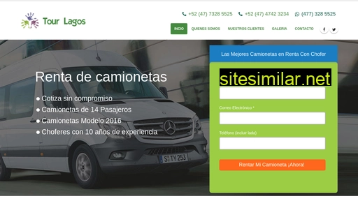 tourlagos.com.mx alternative sites