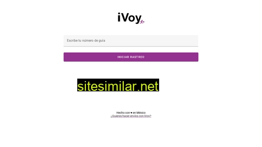 tracking.ivoy.mx alternative sites