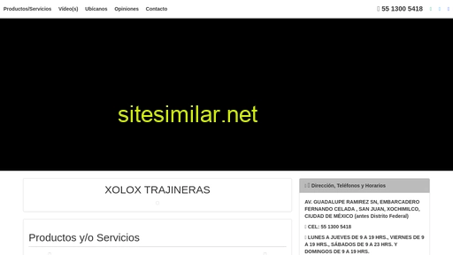 trajinerasxolox.com.mx alternative sites