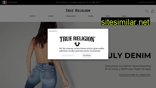 truereligion.mx alternative sites