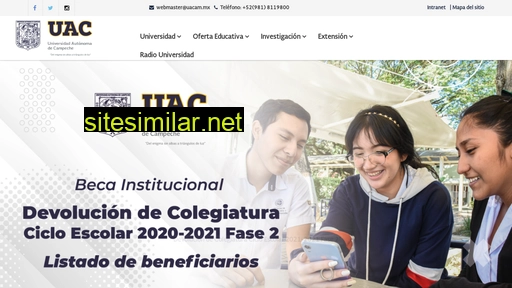 uacam.edu.mx alternative sites
