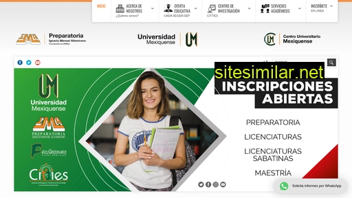 umex.edu.mx alternative sites