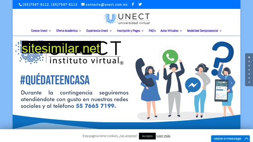 unect.edu.mx alternative sites