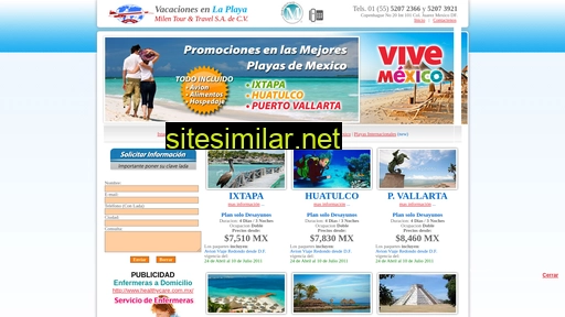 vacacionesdeplaya.com.mx alternative sites